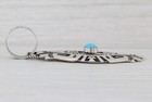 Navajo Turquoise Tribal Pendant Sterling Silver Vintage Native American Singer