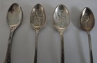 Lot Of 4 Rolex Bucherer Souvenir Spoons - Swiss Cities 