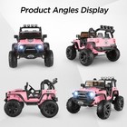 24v Kids Ride On Toy Electric Car Battery Power Wheel Jeep W remote Control Led   