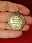 Antique Dated 1804 Guadalupe Mexico Shrine Pilgrimage Bronze Rosary Medal