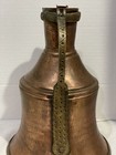 Large Antique Middle Eastern Copper Pitcher Water Jug Hand Forged Hammered
