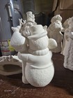 Snowman 7  Ceramic Bisque Ready To Paint