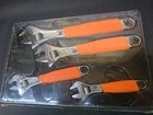  Snap-on 6  8  10  12  Orange Flank Drive Plus Adjustable Wrench Set Fadh704bo