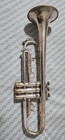 King 601 Usa  Vintage Silver Trumpet With Hard Case