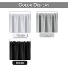 Short Curtains Blackout Small Tier Window Curtain Bedroom Bathroom Kitchen Drape