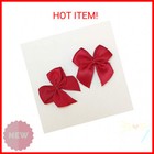 Chenkou Craft 60pcs Mini Satin Ribbon Bows Flowers 1  X3 4  Appliques Diy Craft