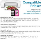 67xl Ink Cartridge For Hp 67 Ink Deskjet 2855e 2800e 2755e 4155e Envy 6055e 6455