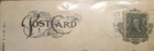Ben Franklin 1 Cent Stamp On Vintage Postcard