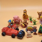 Vintage 80s 90s Cartoon Toys Lot Care Bears Garfield Bert Pluto Big Bird Tech De