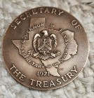 Vng John Connally Secretary Of The Treasury Us Mint Medal 1971 Bronze Medal  