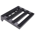 Aluminum Alloy Guitar Pedal Board With Power Supply   Carry Bag - Black