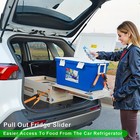 Overland Kitchen With Fridge Slide  Storage Drawers  And Countertop Table New