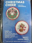 5 Kits Christmas Cheer Cross-stitch Ornaments Kappie Originals Nip