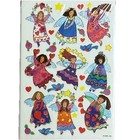 Vintage Carlton Cards Sticker Sheets  4  Angels Hearts Birds Whimsy Joy Sealed