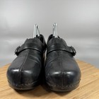 Dansko Shoes Women s Eu 39 Us 8 5-9 Black Leather Solstice Slip On Clogs Nursing