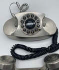 Crosley Retro Stainless Steel Princess Phone Telephone Push Button Cr-59