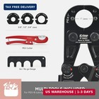 Icrimp Pex Pipe Crimping Tool Kit For 3 8 1 2 3 4 1-inch Copper Ring With Free G