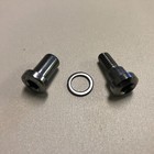 New Kalloy Steel Seat Post Clamp Binder Bolt Pillar Pin Keyed M8 Silver