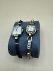2 Vintage Ladies Watches - Bulova And Gruen- As Is For Parts repairs Only