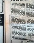 Amityville Ny New York Murders Ronald Defoe Jr  Horror Movie Fame 1974 Newspaper