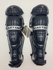 Easton Elite   x Catcher s Leg Guards Intermediate 15 5  Navy     Ages 12-15 Nwt