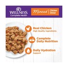 Wellness Complete Health Minced Adult Canned Wet Cat Food  Natural  Protein R   