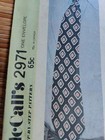 Vintage 1971 Mccall s 2971 40 Minute Ties Men s Neck Tie Pattern