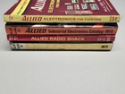 Lot 4x Vintage Allied Radio Electronics Catalogs - 1964-1972  400  Pg Each 