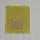 Sarawak  1892 One Cent On 3c  Brown On Yellow Mh