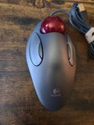 Logitech T-bc21 Trackman Marble Mouse Silver Usb Optical Trackball Tested