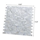Art3d Mother Of Pearl Shell Mosaic Tile For Kitchen Backsplash  12 x12  10 Tiles