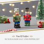 Spode Nutcracker Salt   Pepper Set - 2-piece Festive Christmas Tree Table D  cor
