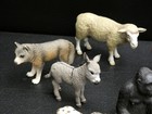 Schleich Lot Of Animal Figures Gorilla Bear Donkey Wolf Horse Goat Sheep Dog