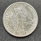 1944 D Mercury Dime 10 Cents Usa Coin 90  Silver Liberty Freedom Wwii Unc