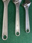 Vintage Proto 3 Piece Adjustable Wrench Set 12  10  8  Usa 708 710 712g