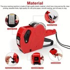 8 Digits Price Tag Gun With 5500 White Sticker Labels And 1 Extra Inker Machine