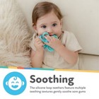 Nuby Geo Silicone Teether - Boy