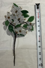Vintage French Beaded Flowers Dogwood Branch