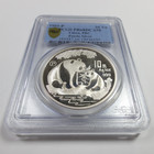 1993 P Pcgs Pr68 Dcam - China 1 Oz Silver Panda 10 Yn Yuan Coin  59622a
