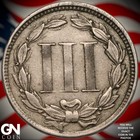 1865 3 Cent Nickel Piece B2356