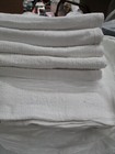 12 New White 22x 44 100  Cotton Economy Hotel Gym spa Bath Towels Discount Linen
