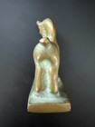 Vintage antique Miniature Brass Horse Figurine With Bronze Finish 2 X 1 5 Inches