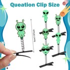 Luinabio 30 Pcs Mini Alien Glow Hair Clips For Girls Women Rave Party Christmas