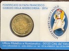 Vatican City 2016 Stamp And Coin Card Pope Francis