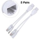Poe Injector Poe Splitter Kit Dc12v Poe 5pcs Adapter Cable Standard Network Usa