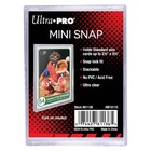  6-pack  Ultra Pro Mini Snap Card Holders Stackable Standard Size Archival Safe