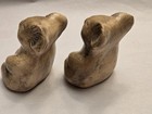 Tim Loader Australia   Set Of Two Studio Pottery Koala Figurines Signed Artist