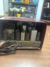 1951 Emerson 744b Am Fm Tube Radio Burgundy Bakelite Vintage Mid Century