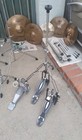 Zildjian Zbt Rock Cymbals Set Sound Percussion Stands 3 Floor Pedals   Parts
