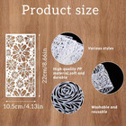 16 Pcs Stencils Crafts Reusable Stencils Painting Texture Stencils Background